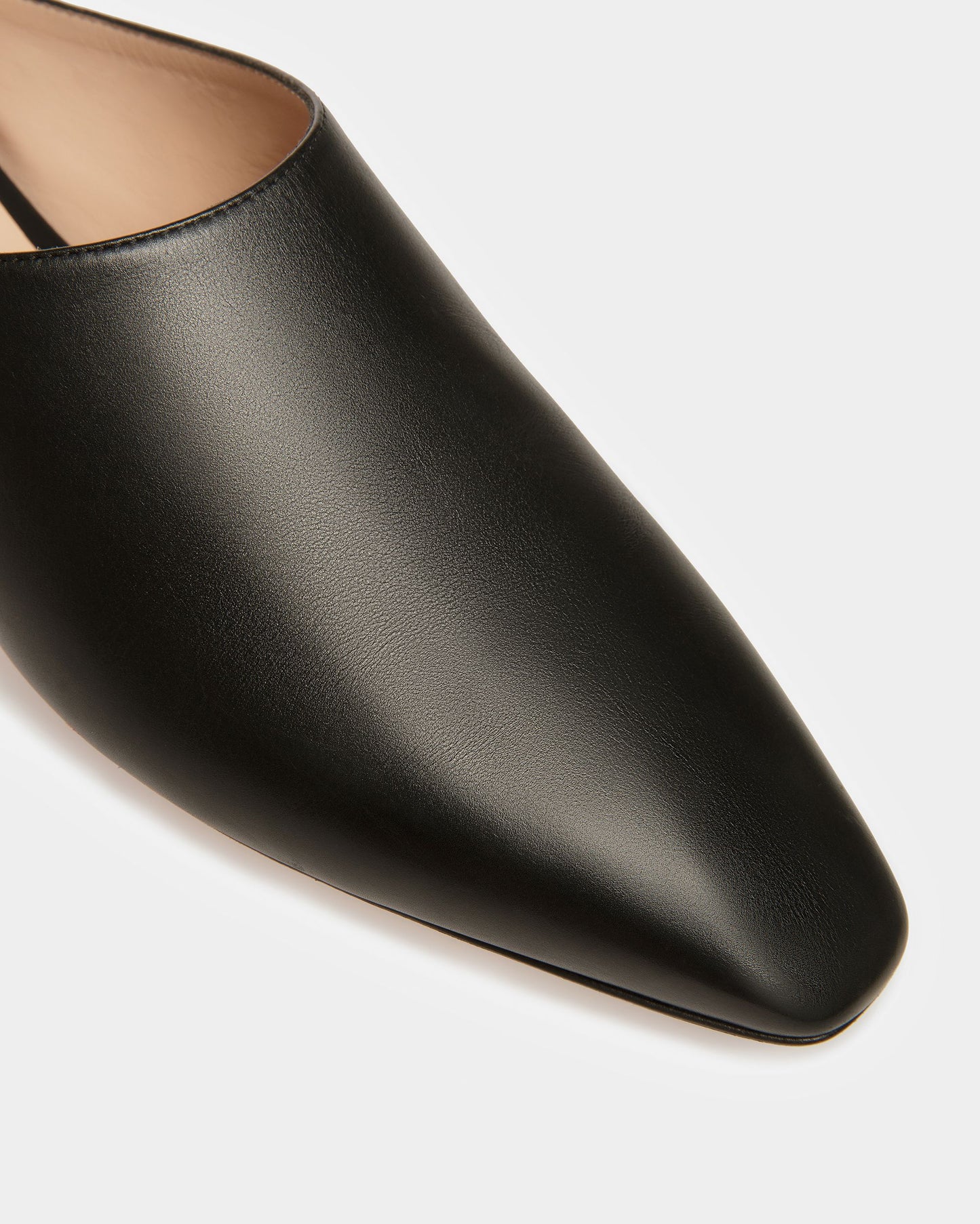 Nara Leather Flat Pumps In Black