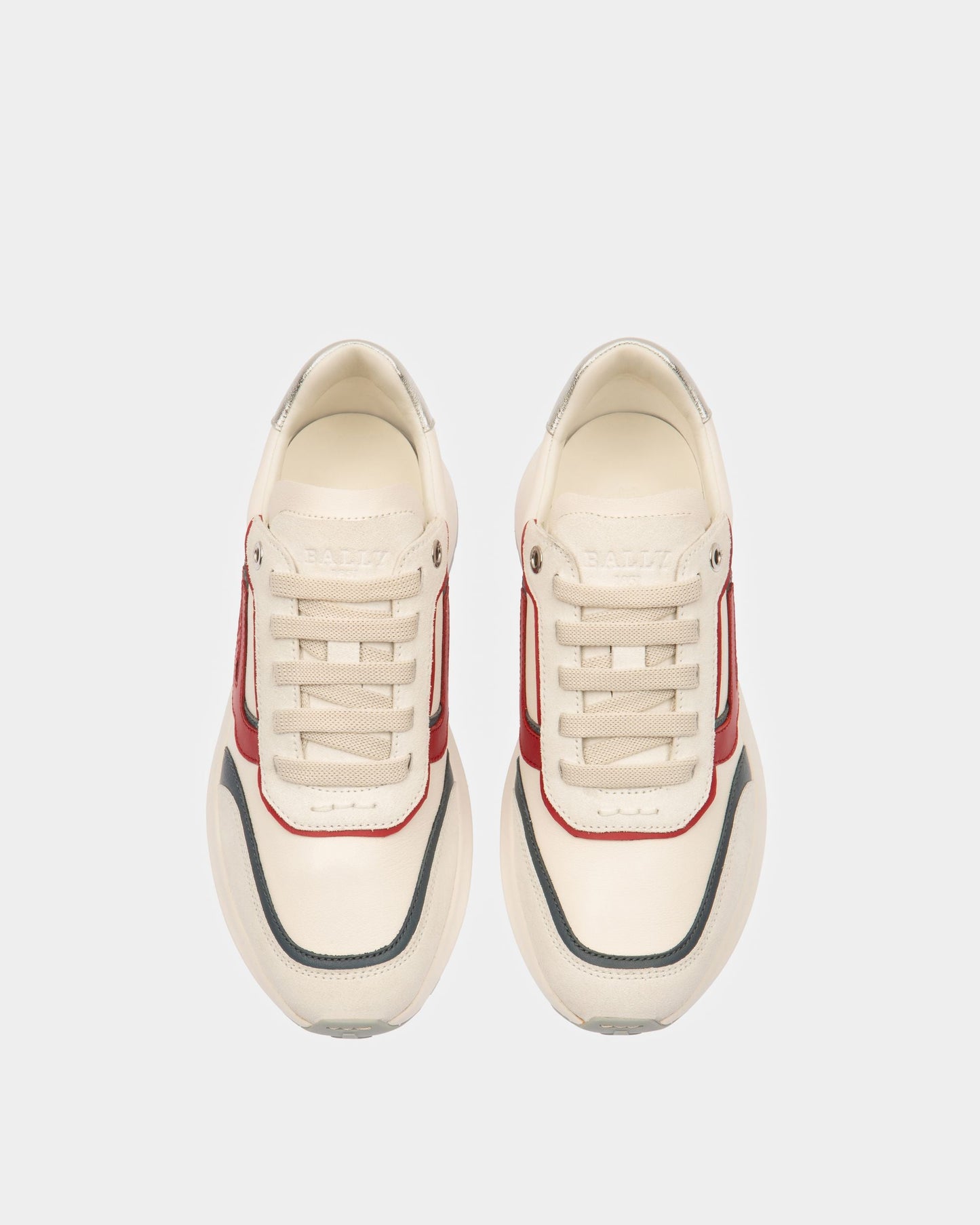 Demmy Leather Sneakers In White