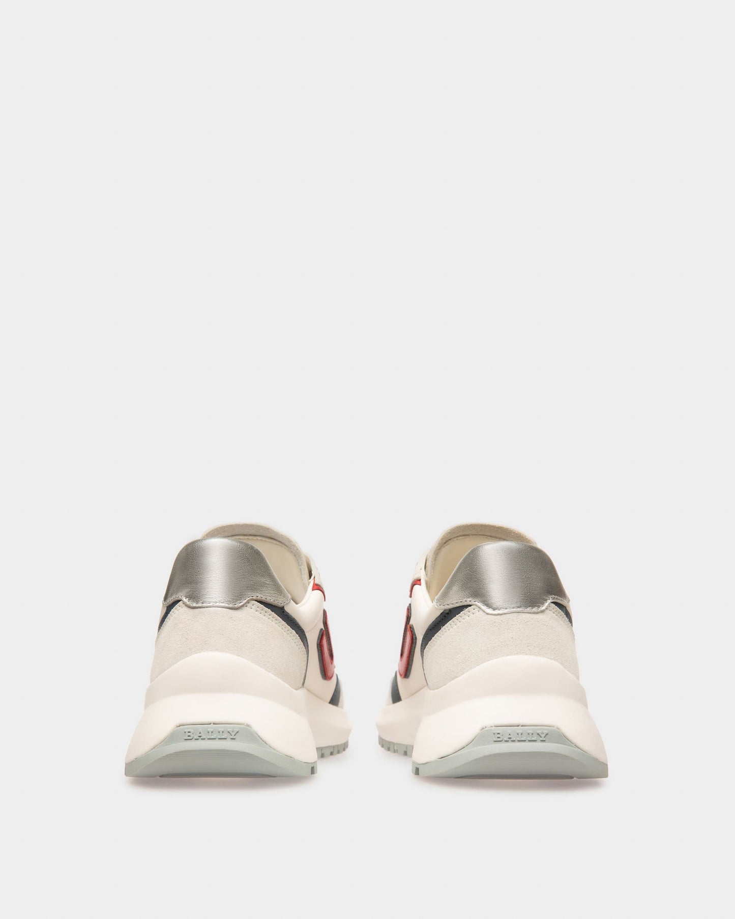 Demmy Leather Sneakers In White