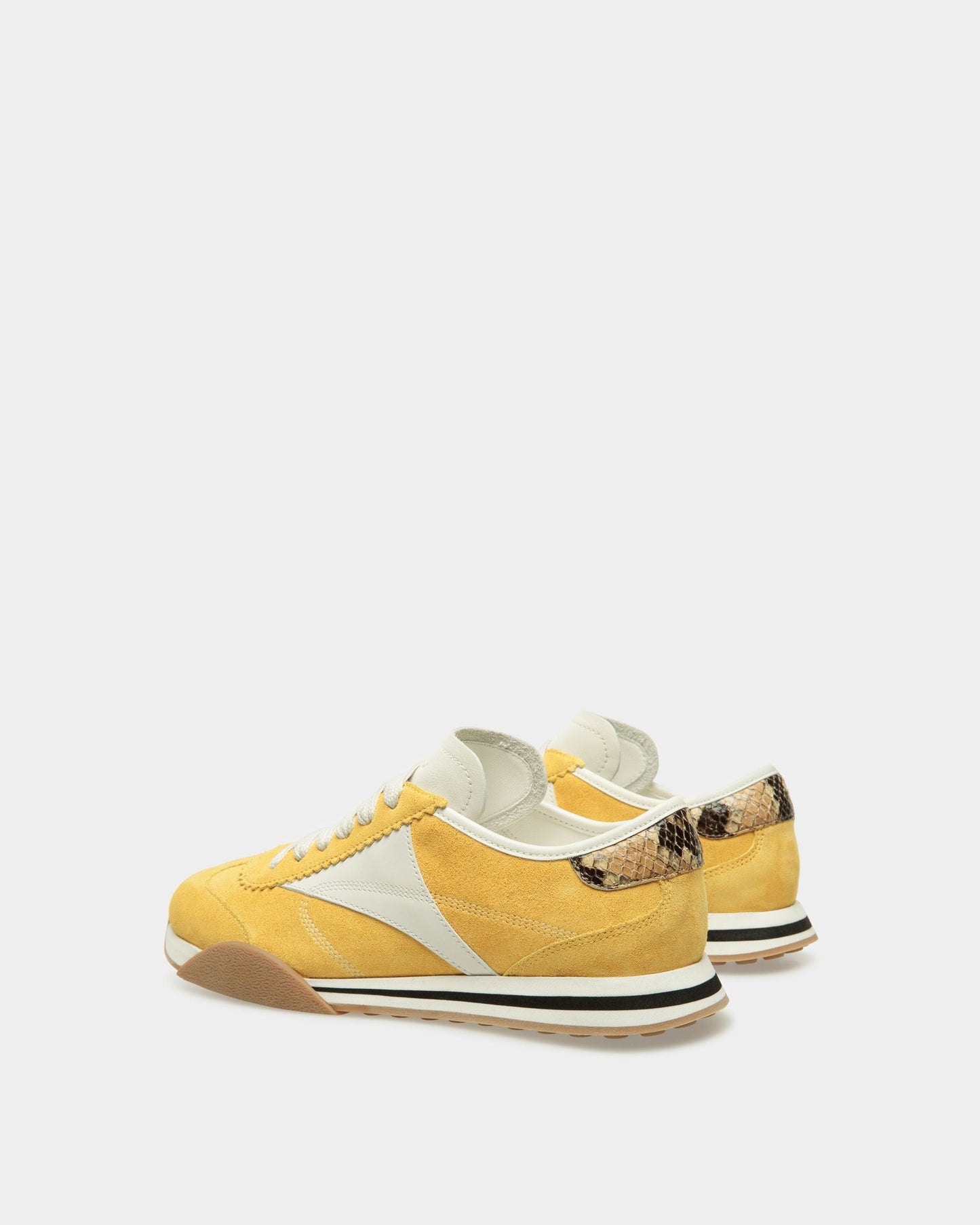 Sussex Sneakers In Yellow And White Leather