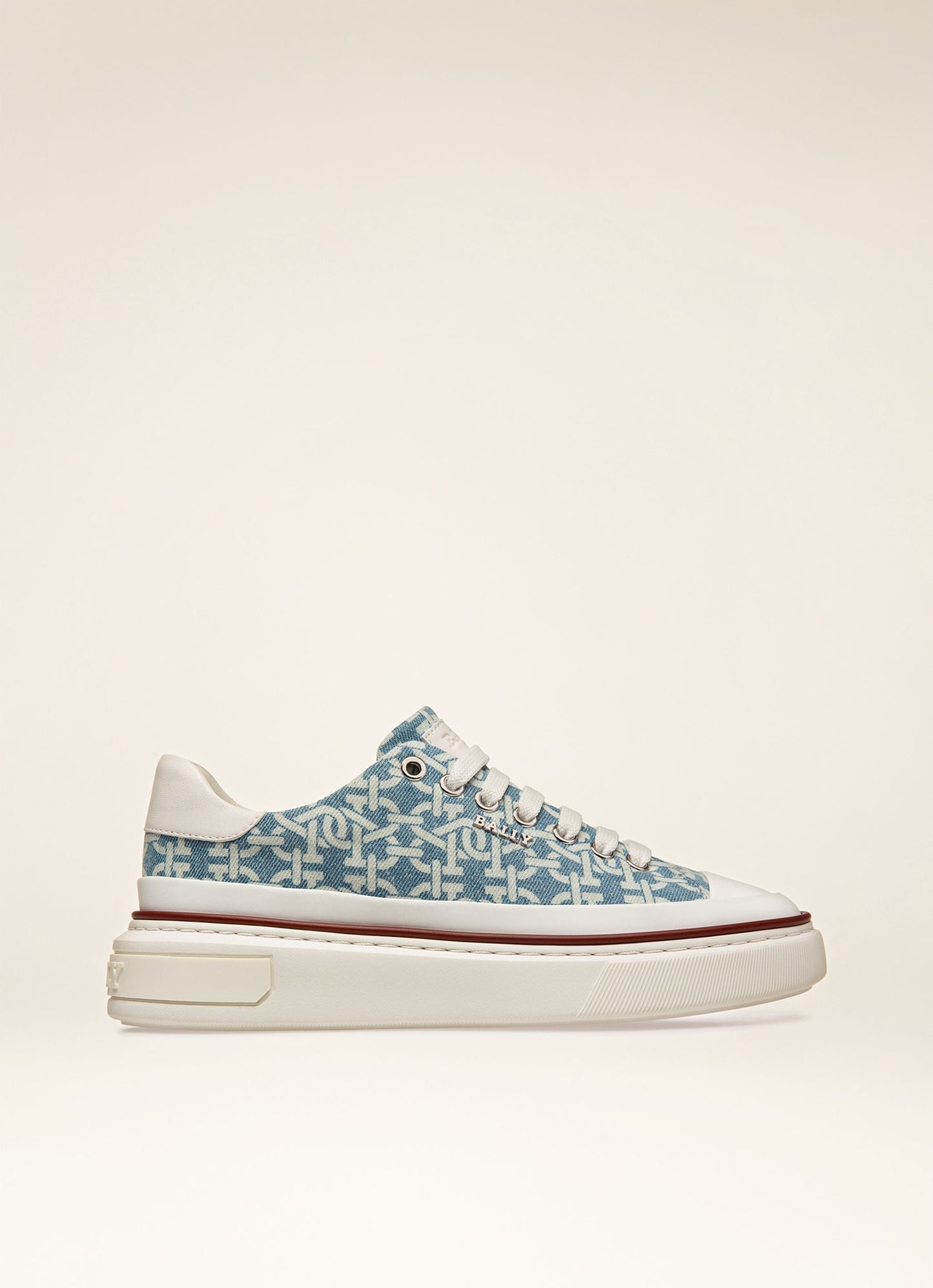Maily Organic Cotton Denim Sneakers In Blue