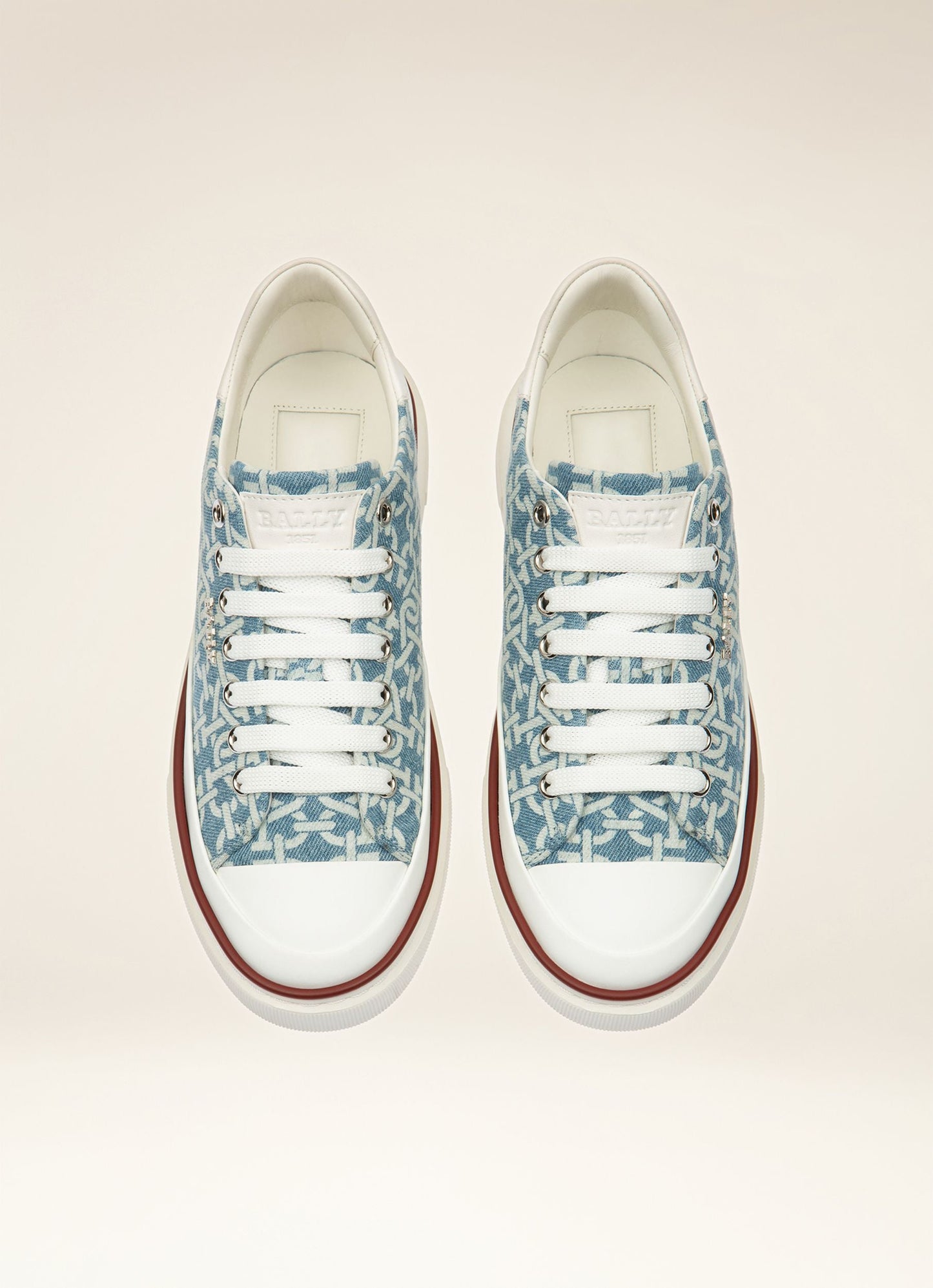 Maily Organic Cotton Denim Sneakers In Blue