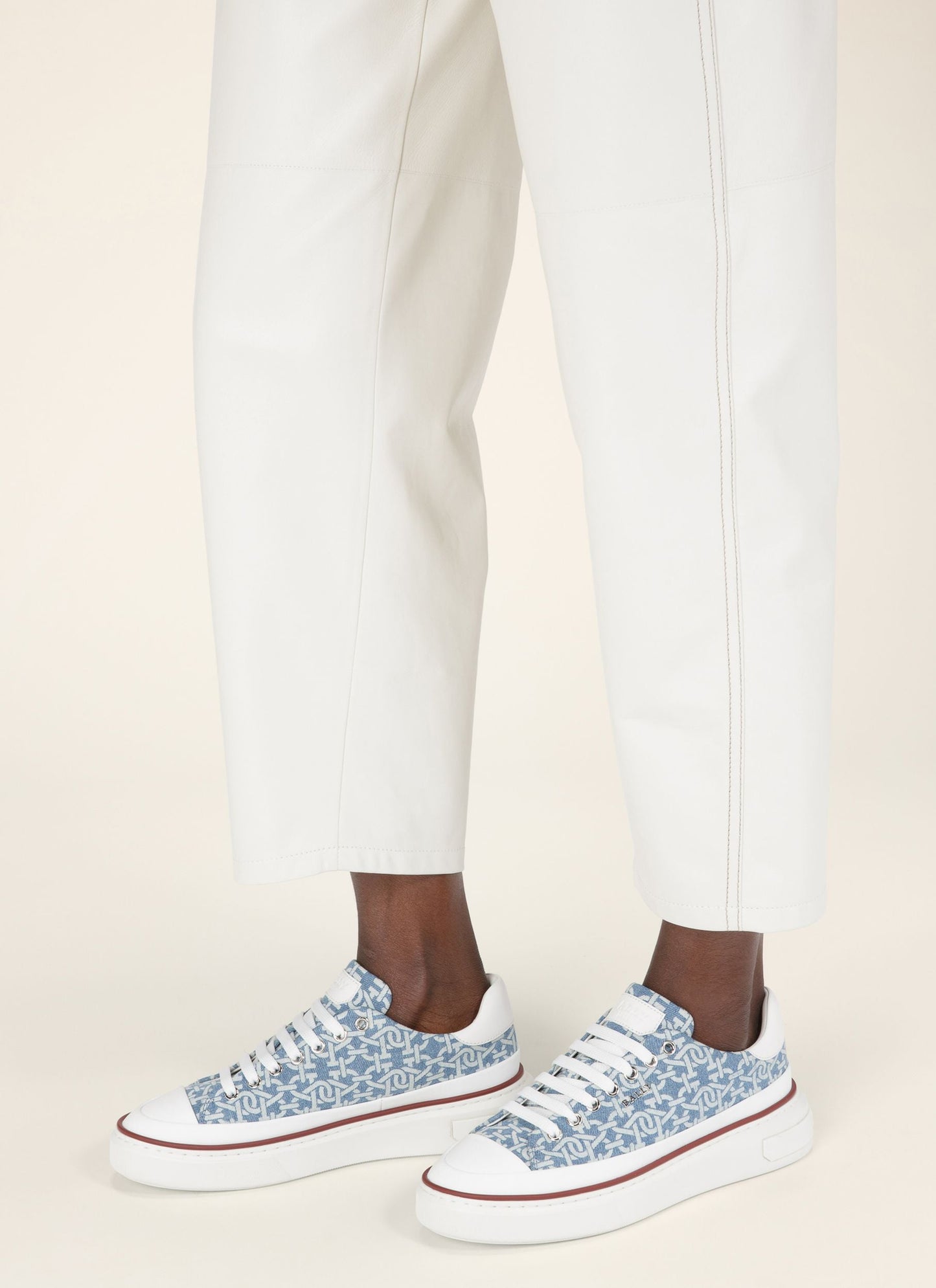 Maily Organic Cotton Denim Sneakers In Blue