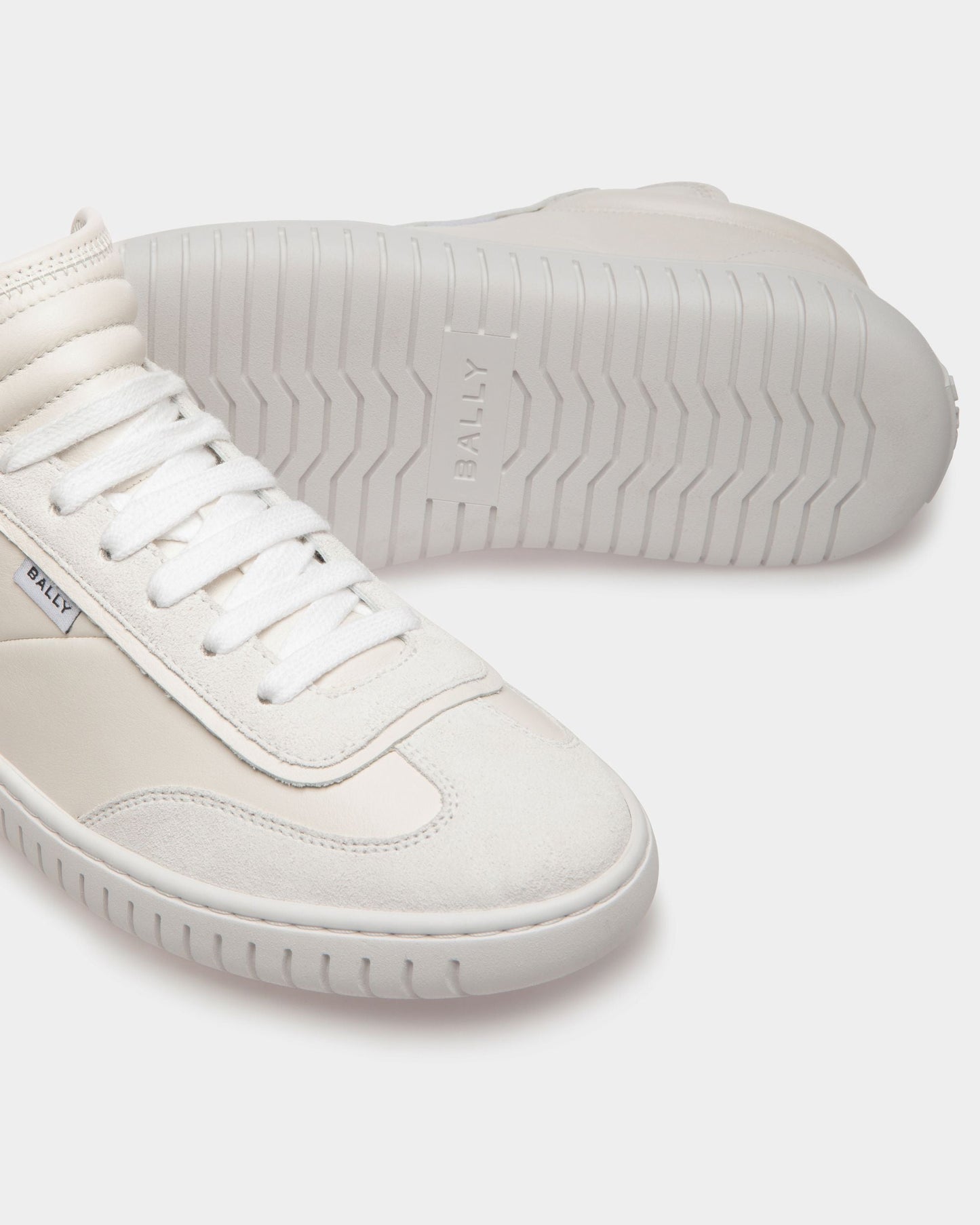 Parrel | Women's Sneakers | White Leather | Bally | Still Life Below