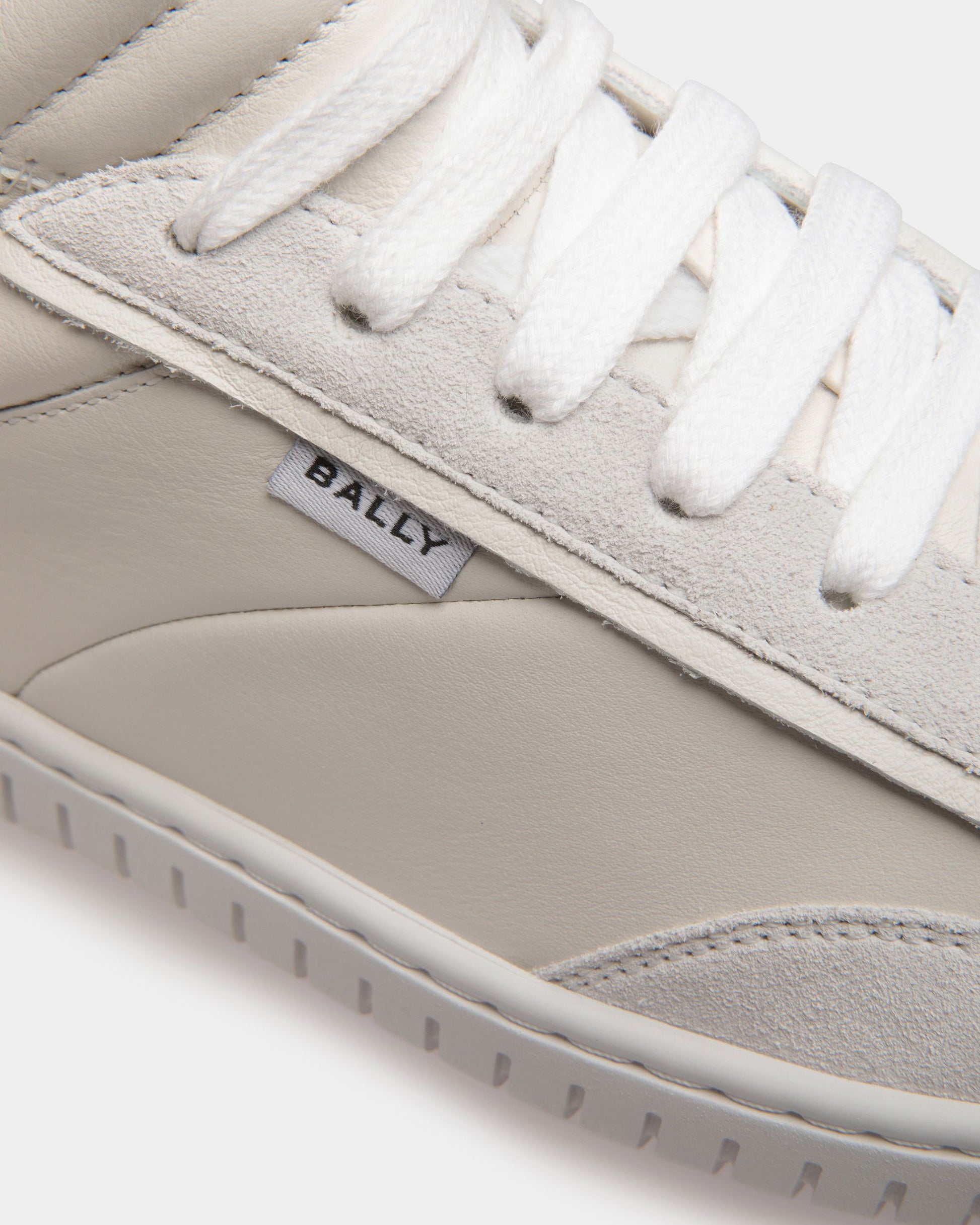 Parrel | Women's Sneakers | White Leather | Bally | Still Life Detail