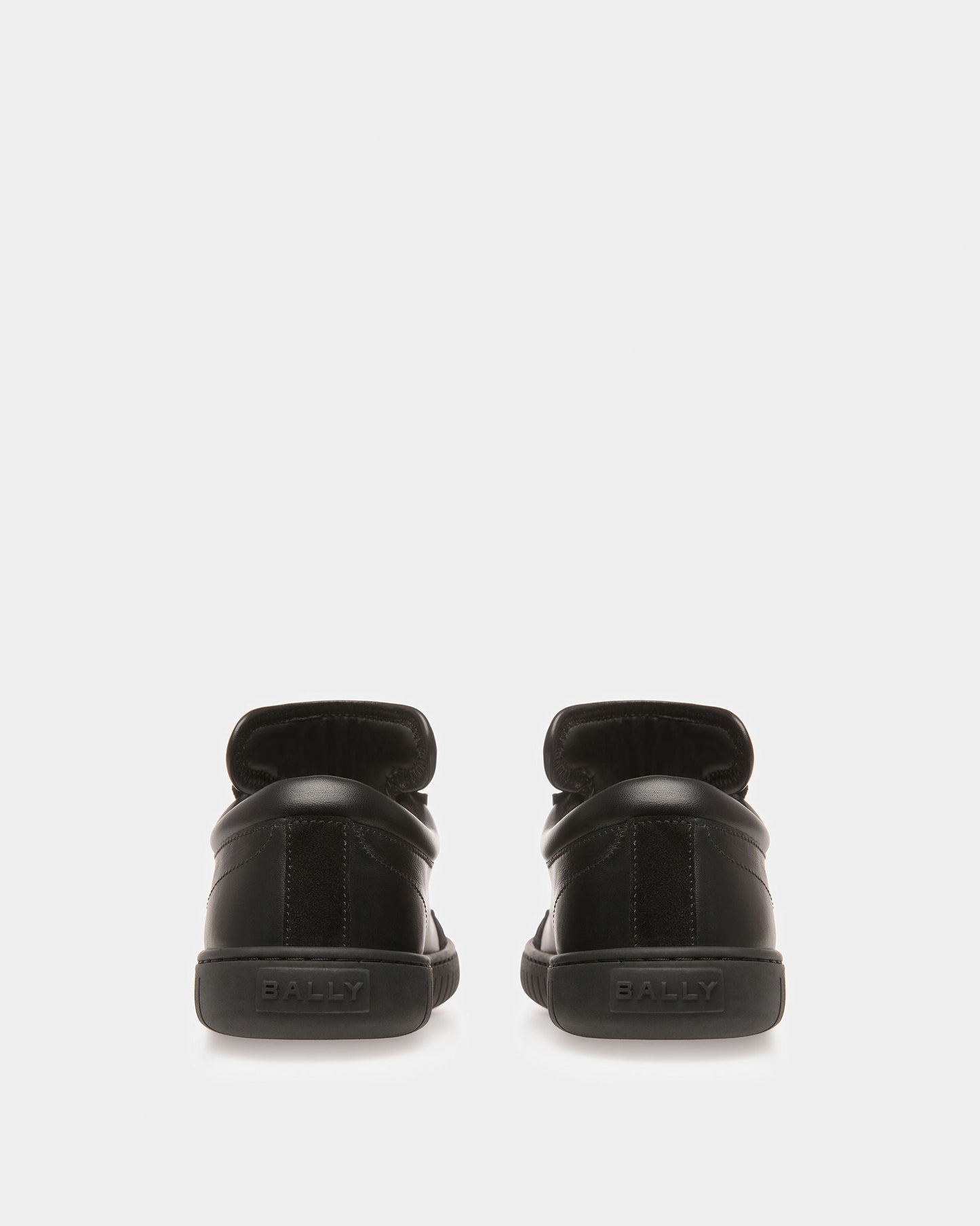 Parrel | Women's Sneakers | Black Leather | Bally | Still Life 3/4 Back