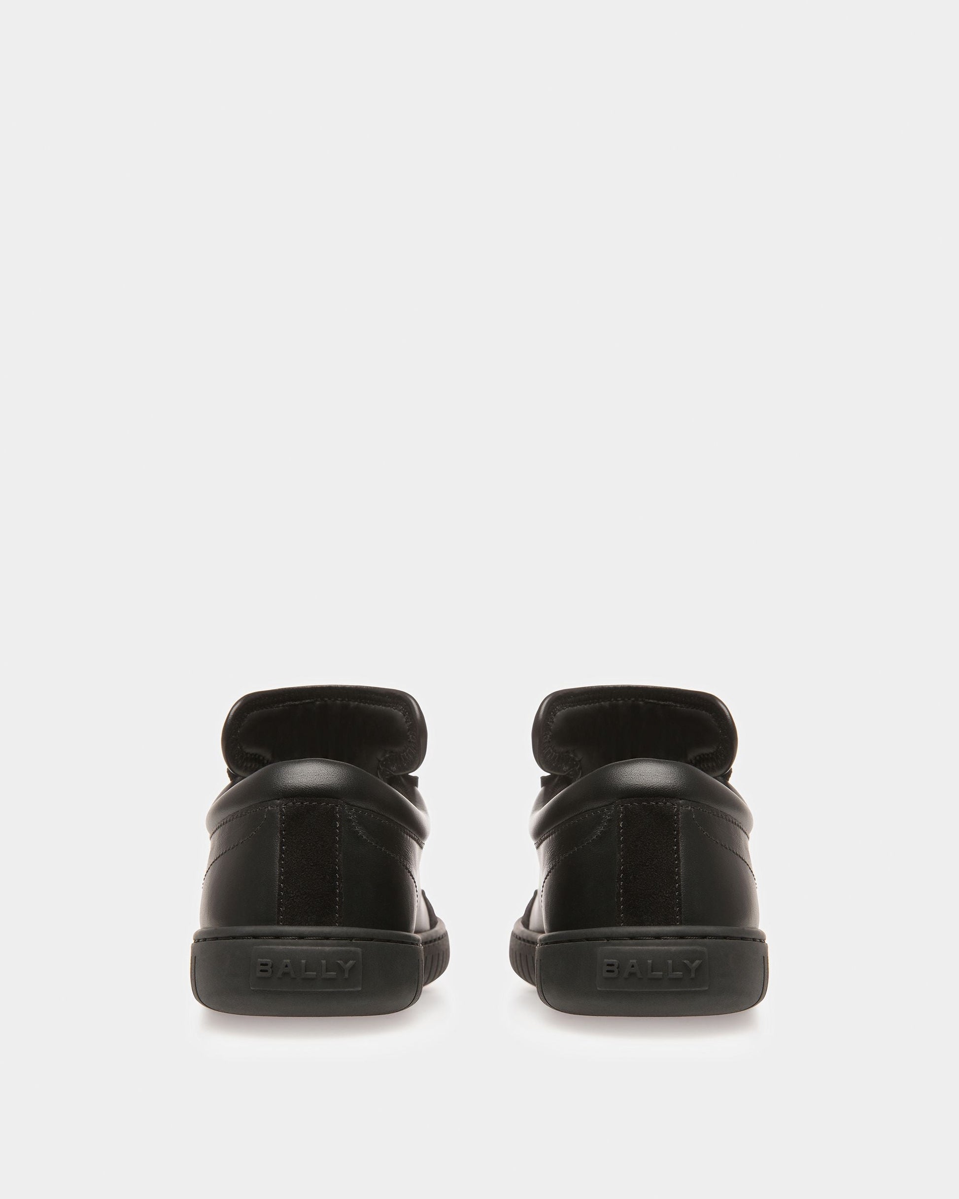 Parrel | Women's Sneakers | Black Leather | Bally | Still Life 3/4 Back