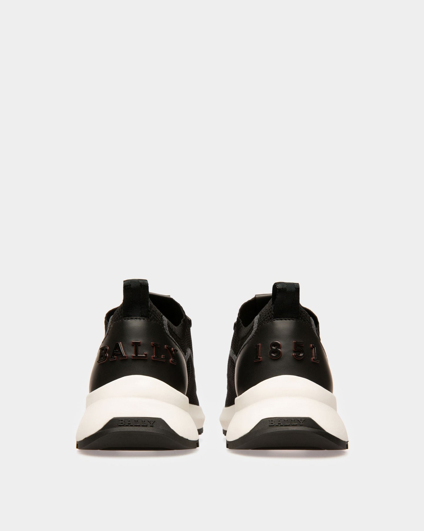 Davyn Polyester Mix Sneakers In Black