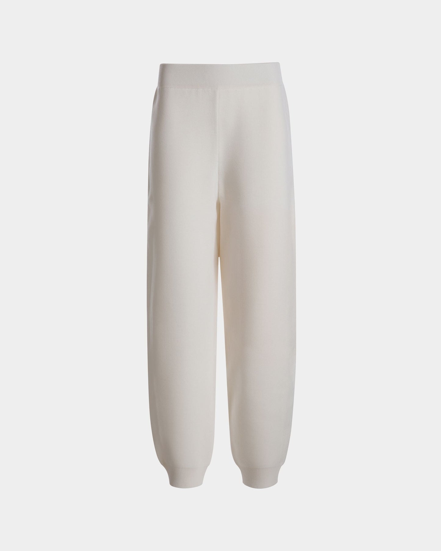 Sweatpants in Beige Wool
