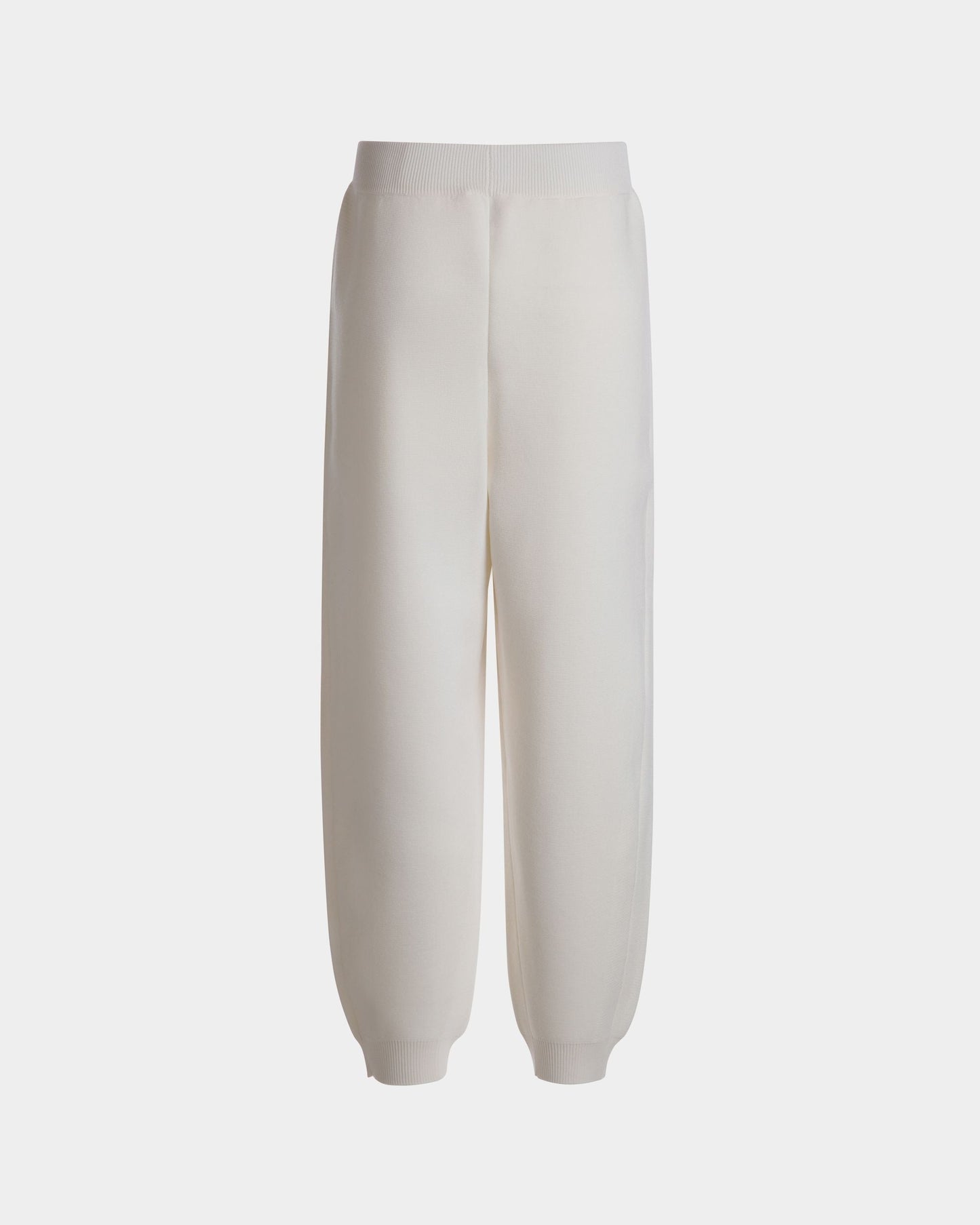 Sweatpants in Beige Wool
