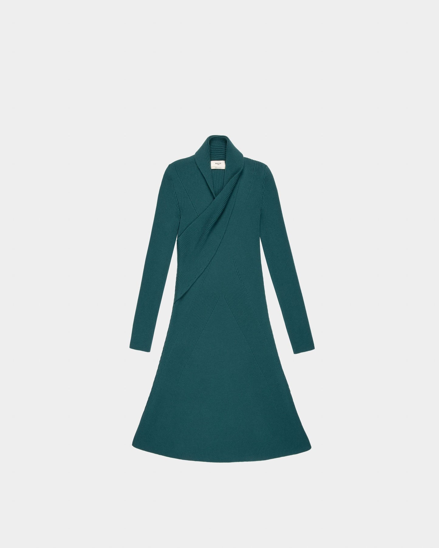 Wool Dress In Green