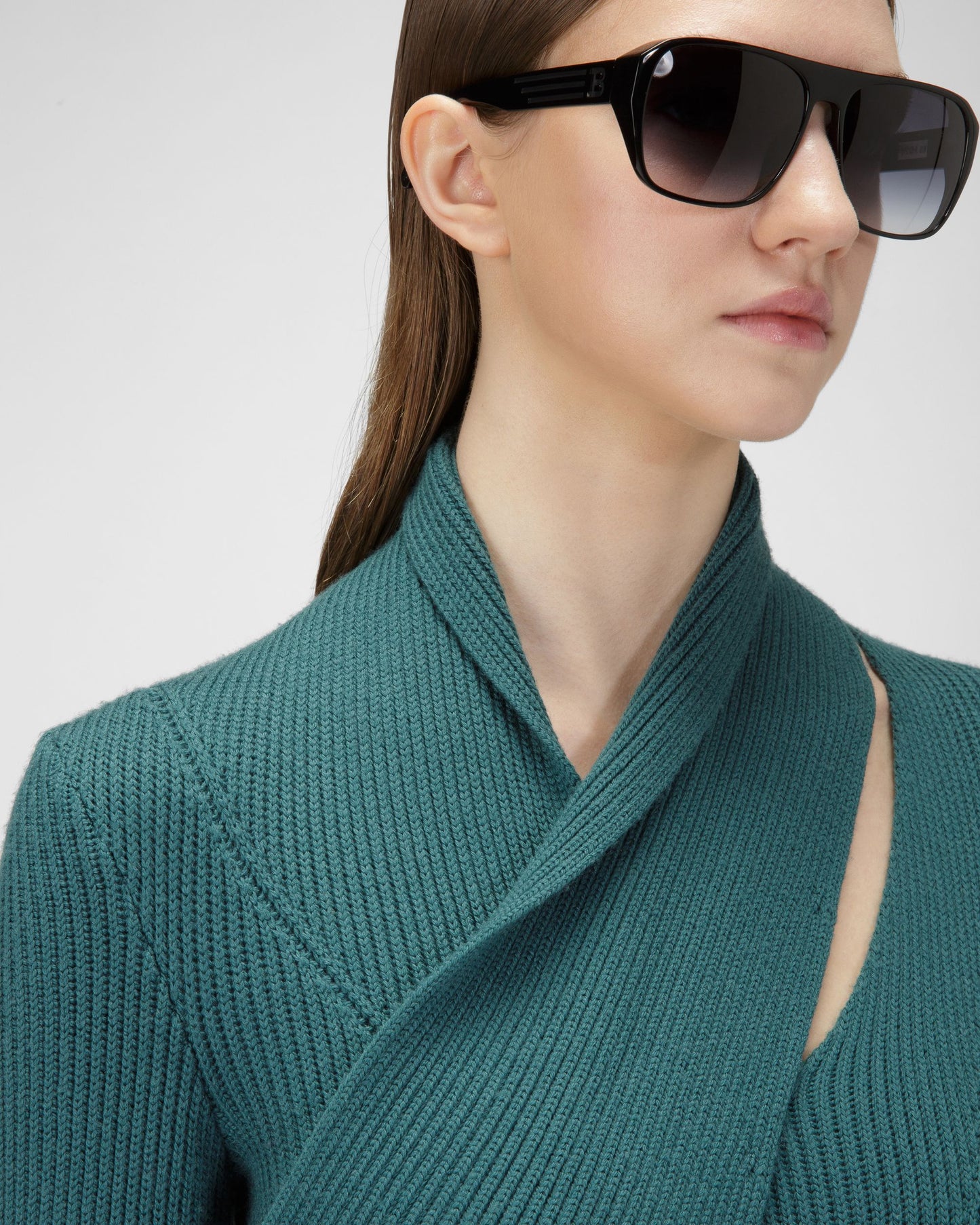 Wool Dress In Green