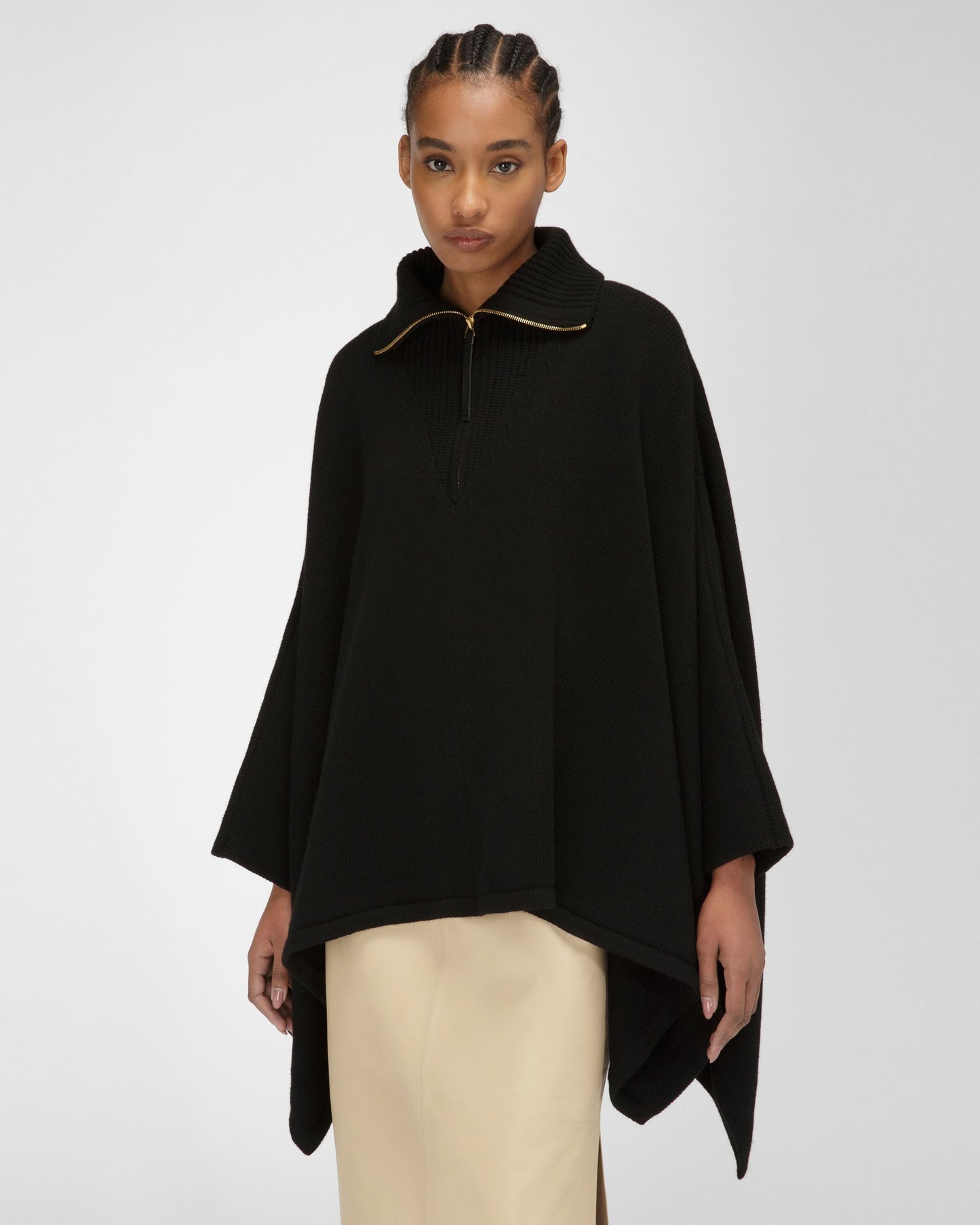 Wool & Cashmere Outerwear In Black