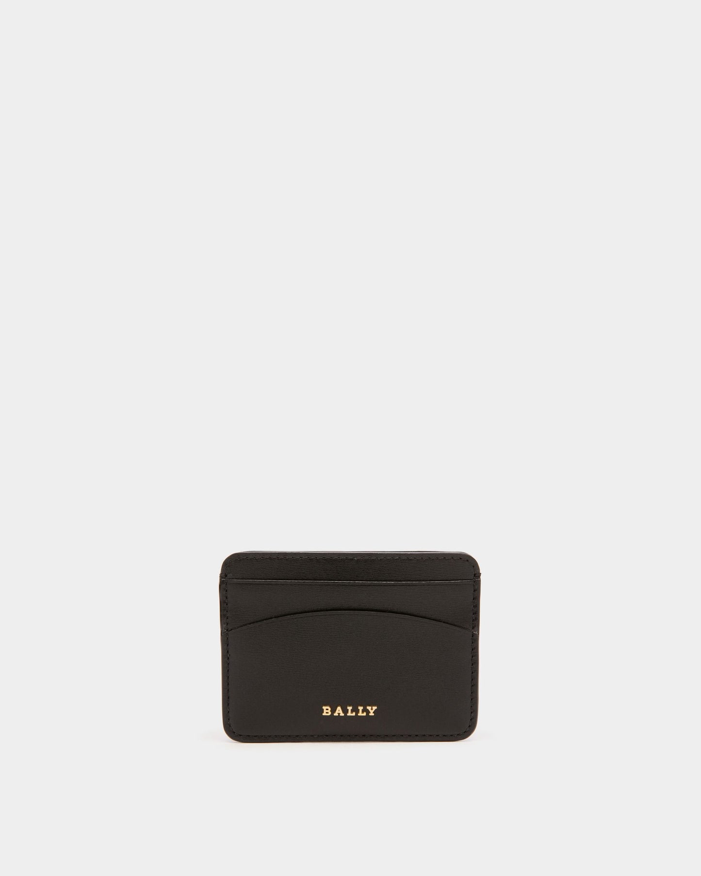 Lexye Leather Card Holder In Black