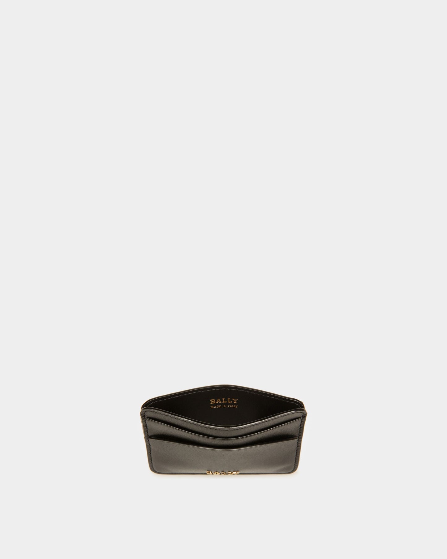 Lexye Leather Card Holder In Black