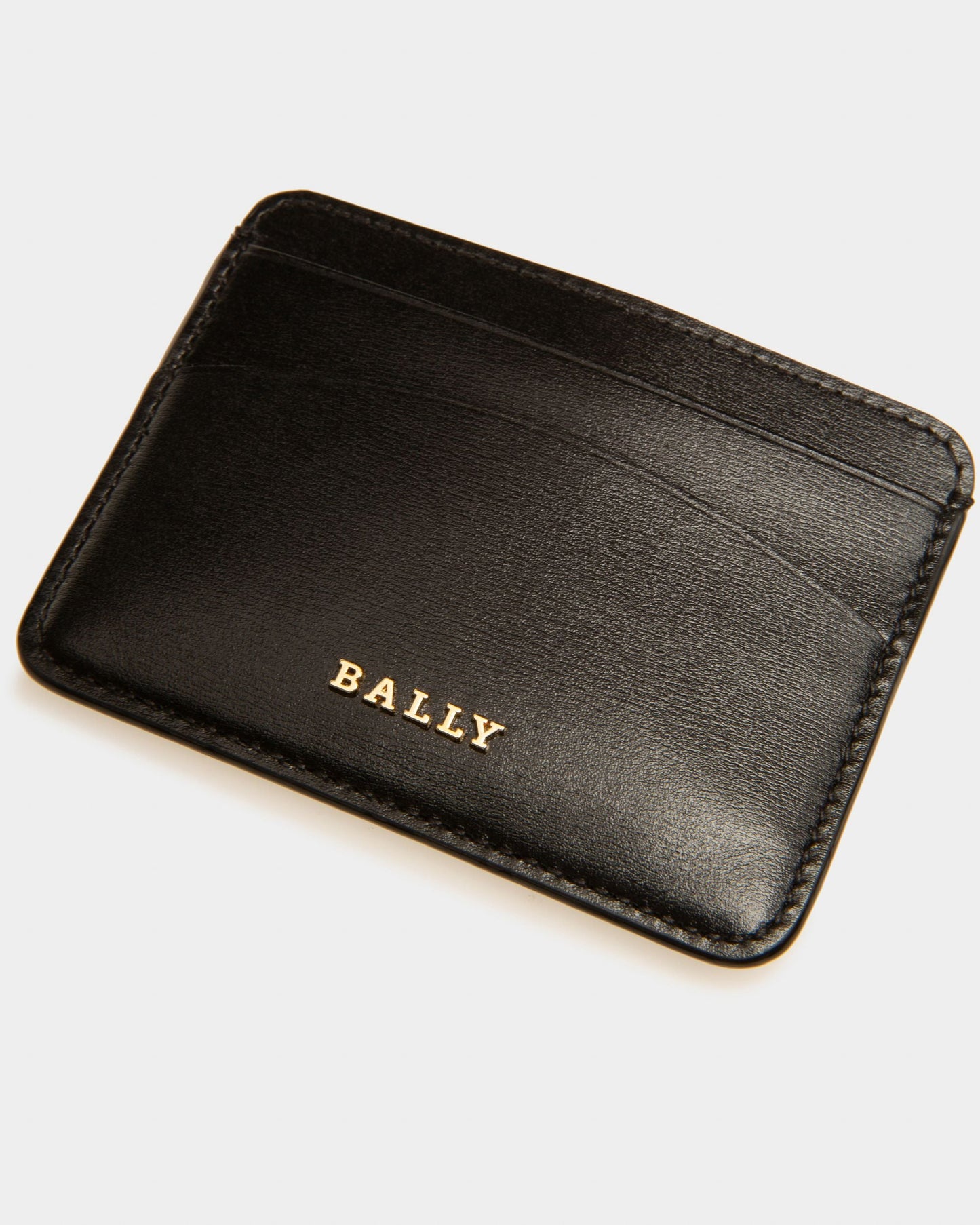 Lexye Leather Card Holder In Black