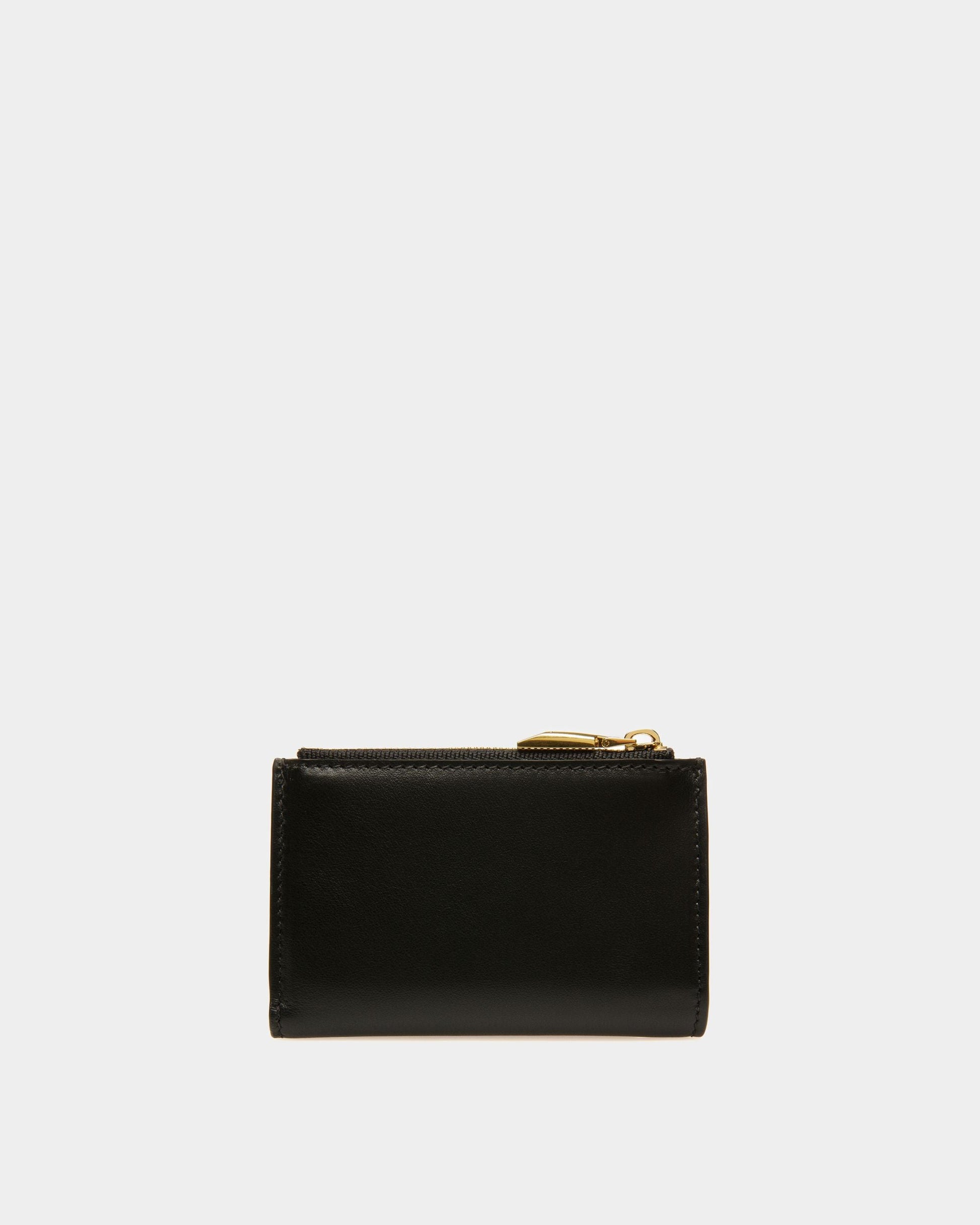 Emblem Wallet | Women's Wallet | Black Leather | Bally | Still Life Back
