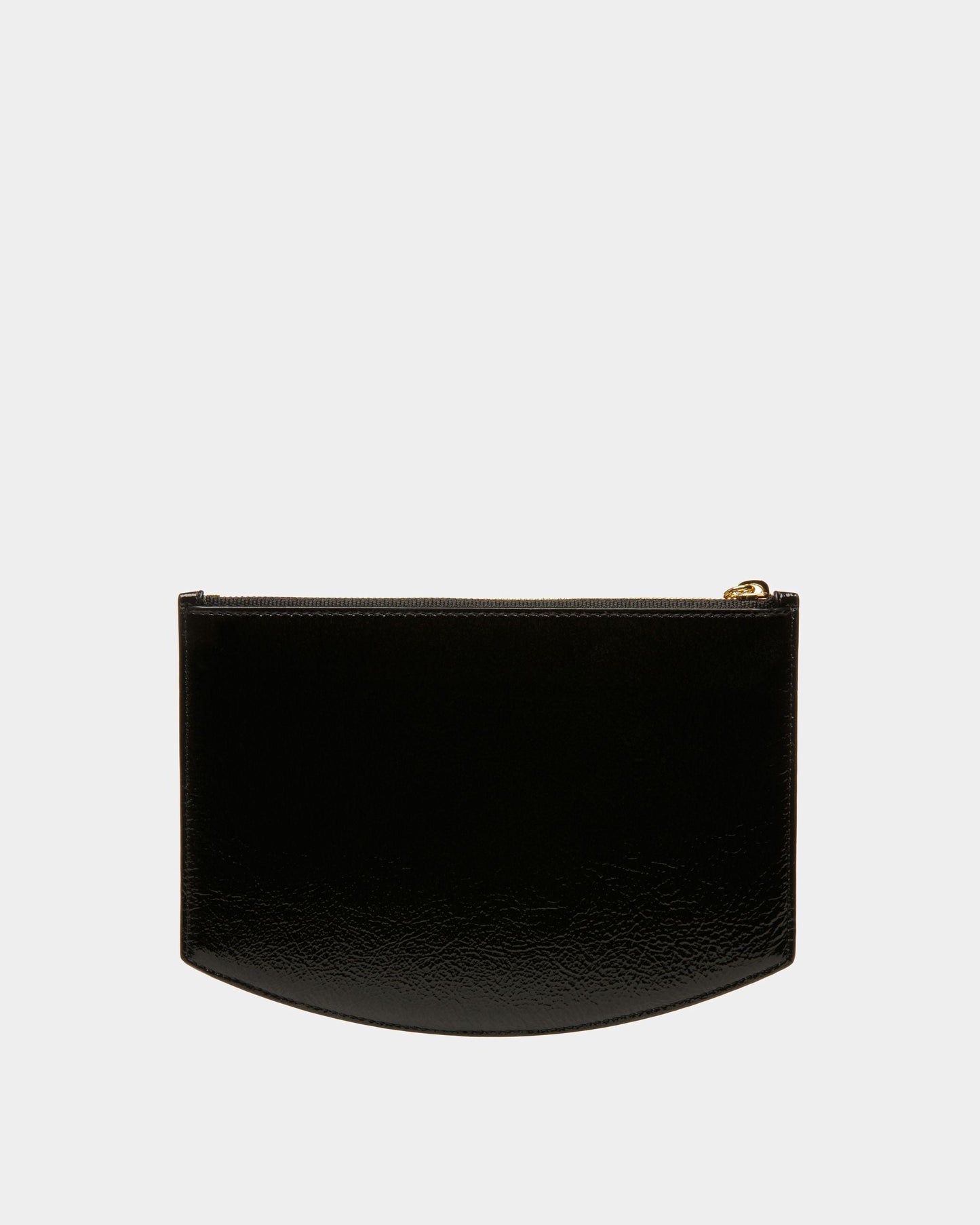 Small Block Pouch | Women's Accessories | Black Leather | Bally | Still Life Back