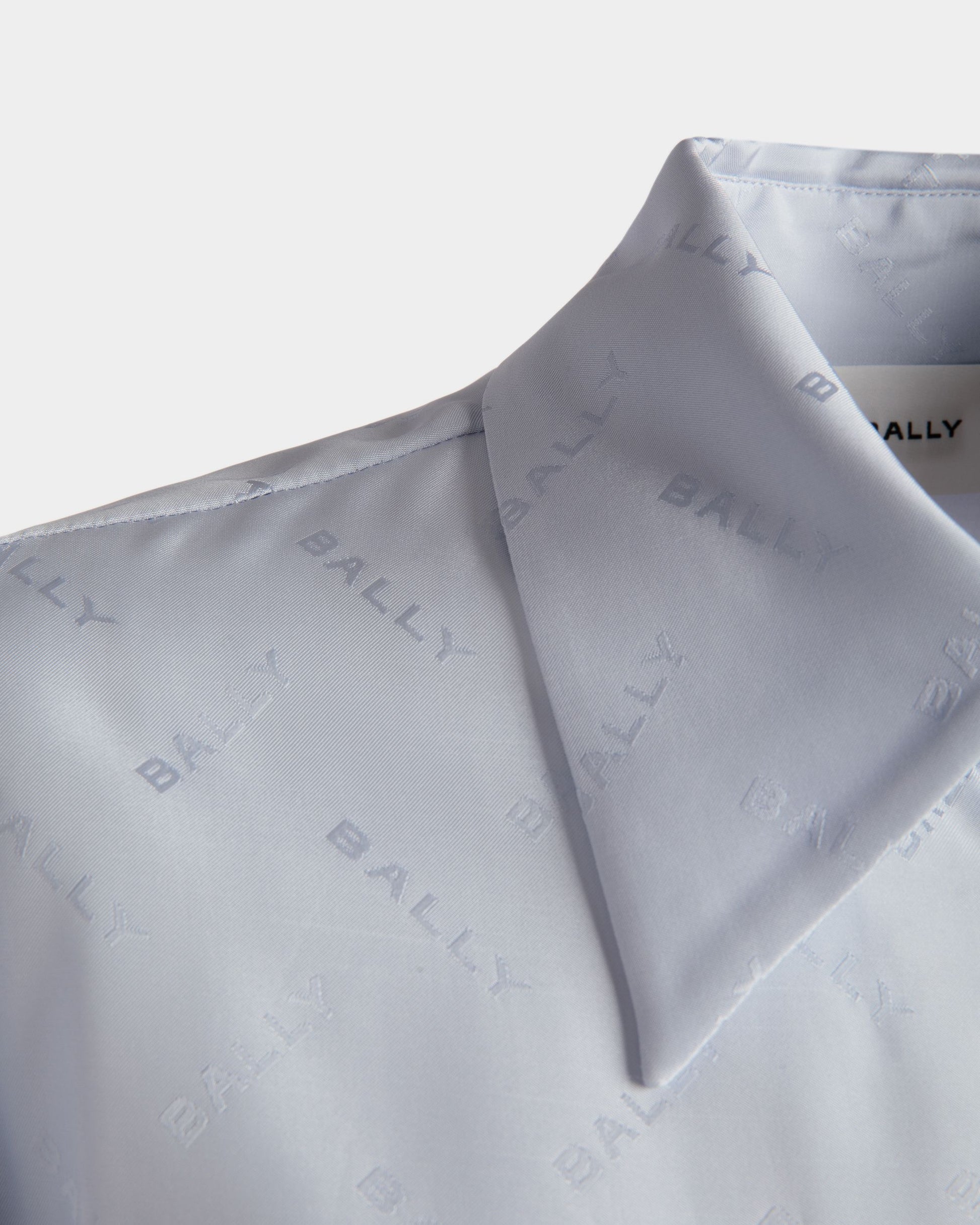 Women's Light Blue Shirt | Bally | On Model Detail