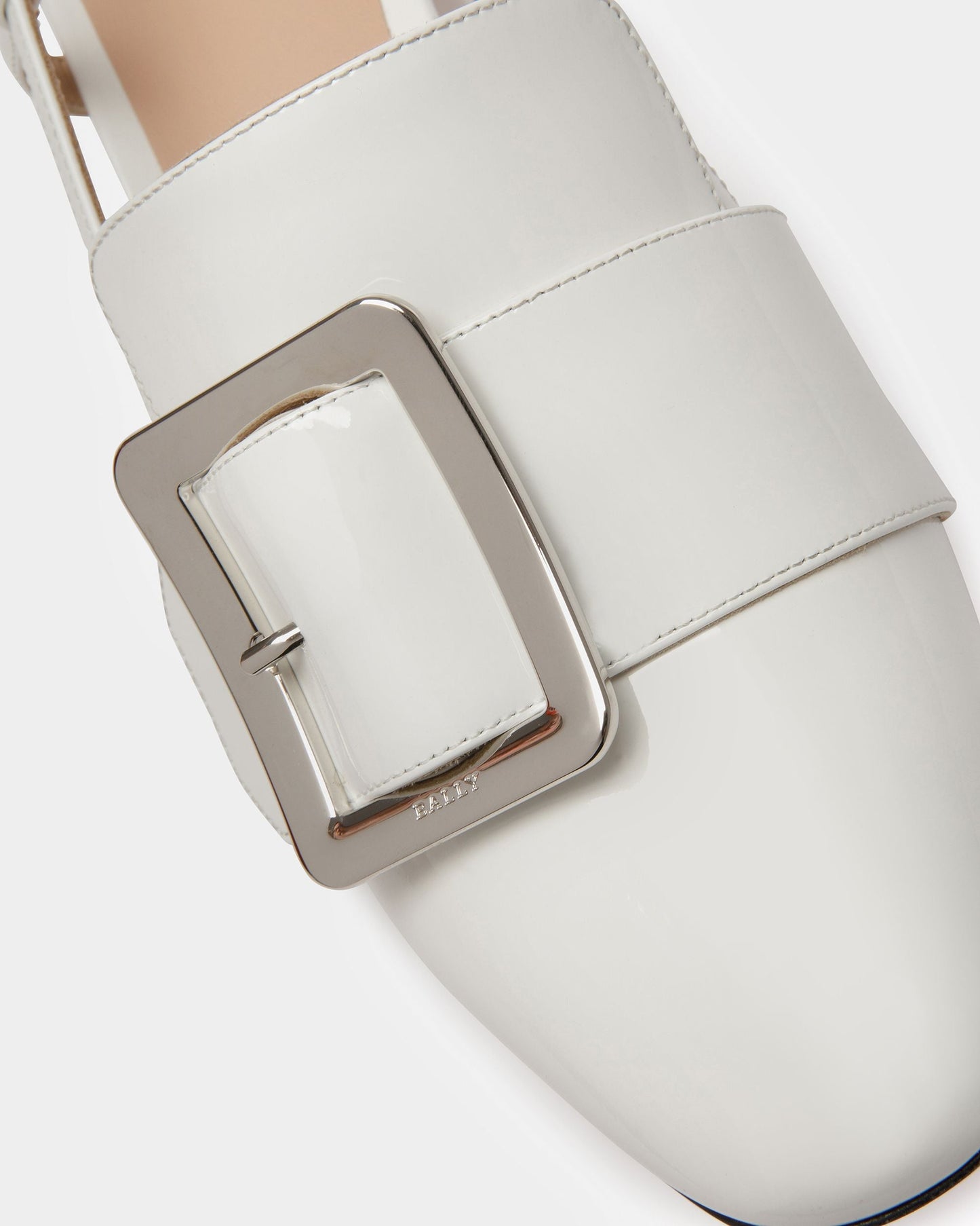 Jasmine Leather Slingback Pumps In White