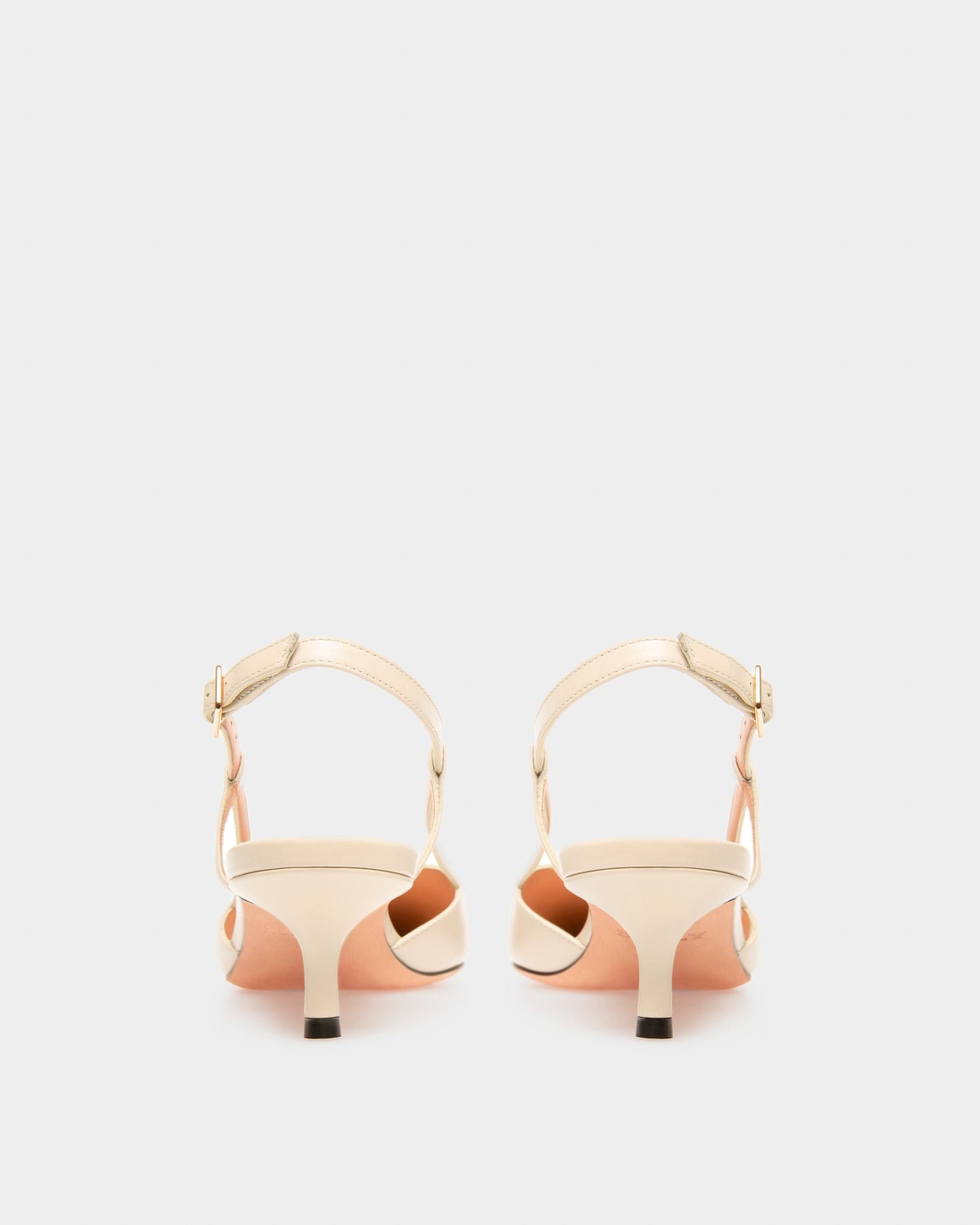 Eva Leather Pumps In Bone