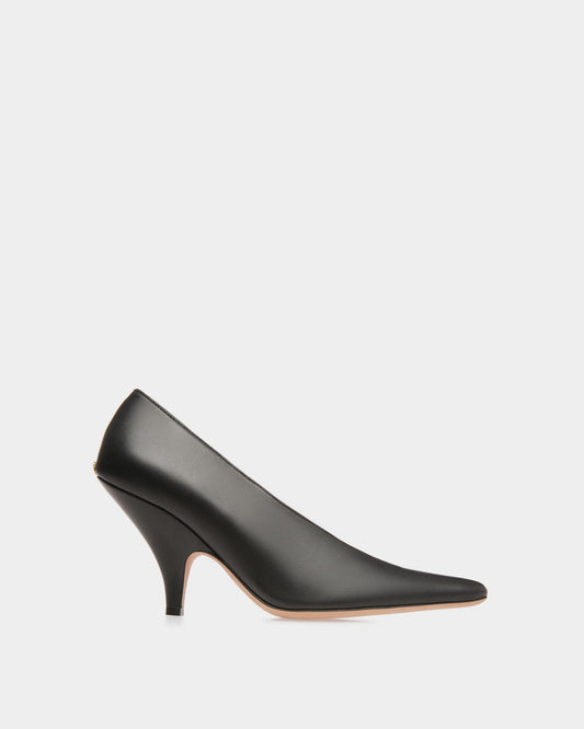 Kata | Women's Pumps | Black Leather | Bally | Still Life Side