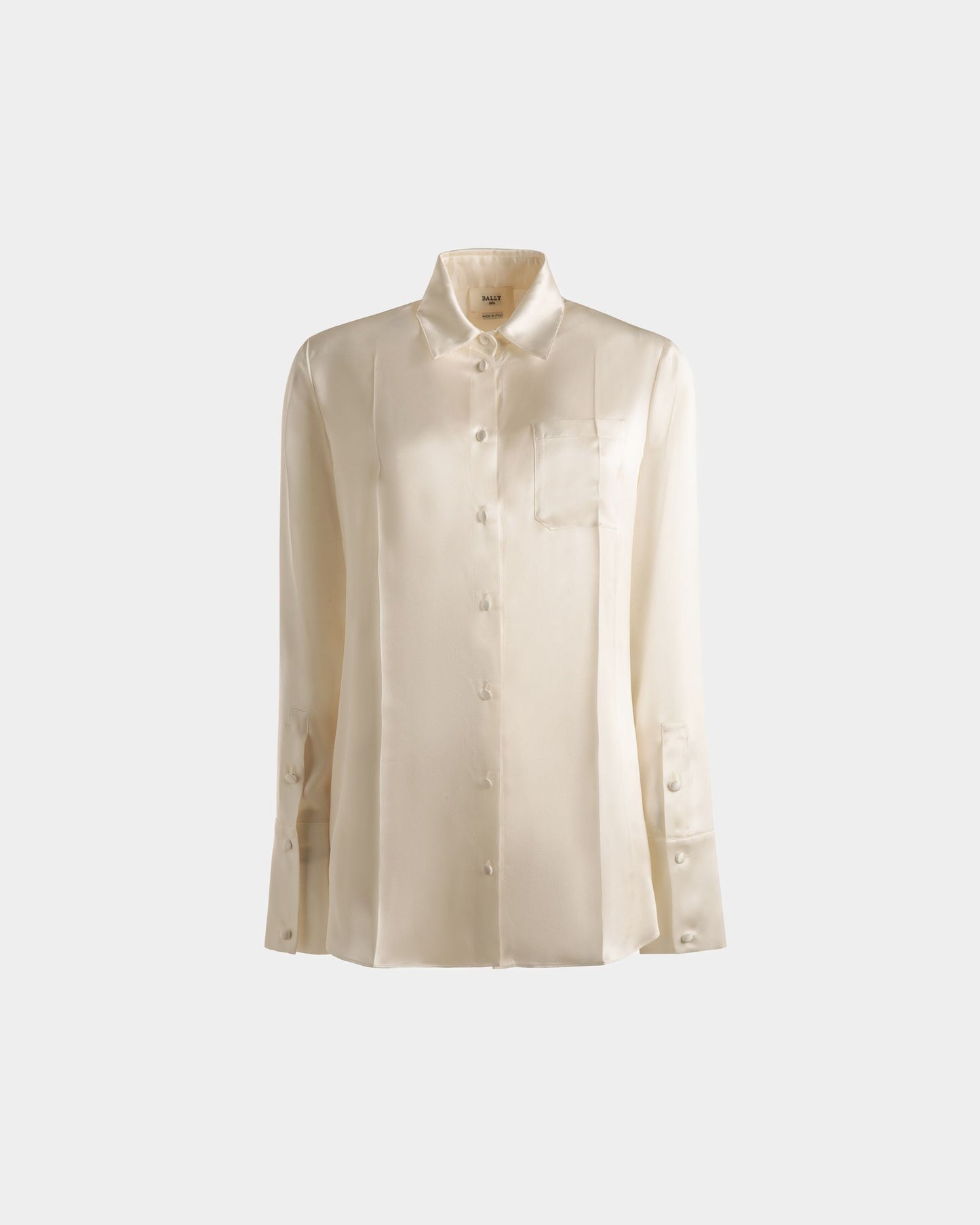 Silk Shirt In White