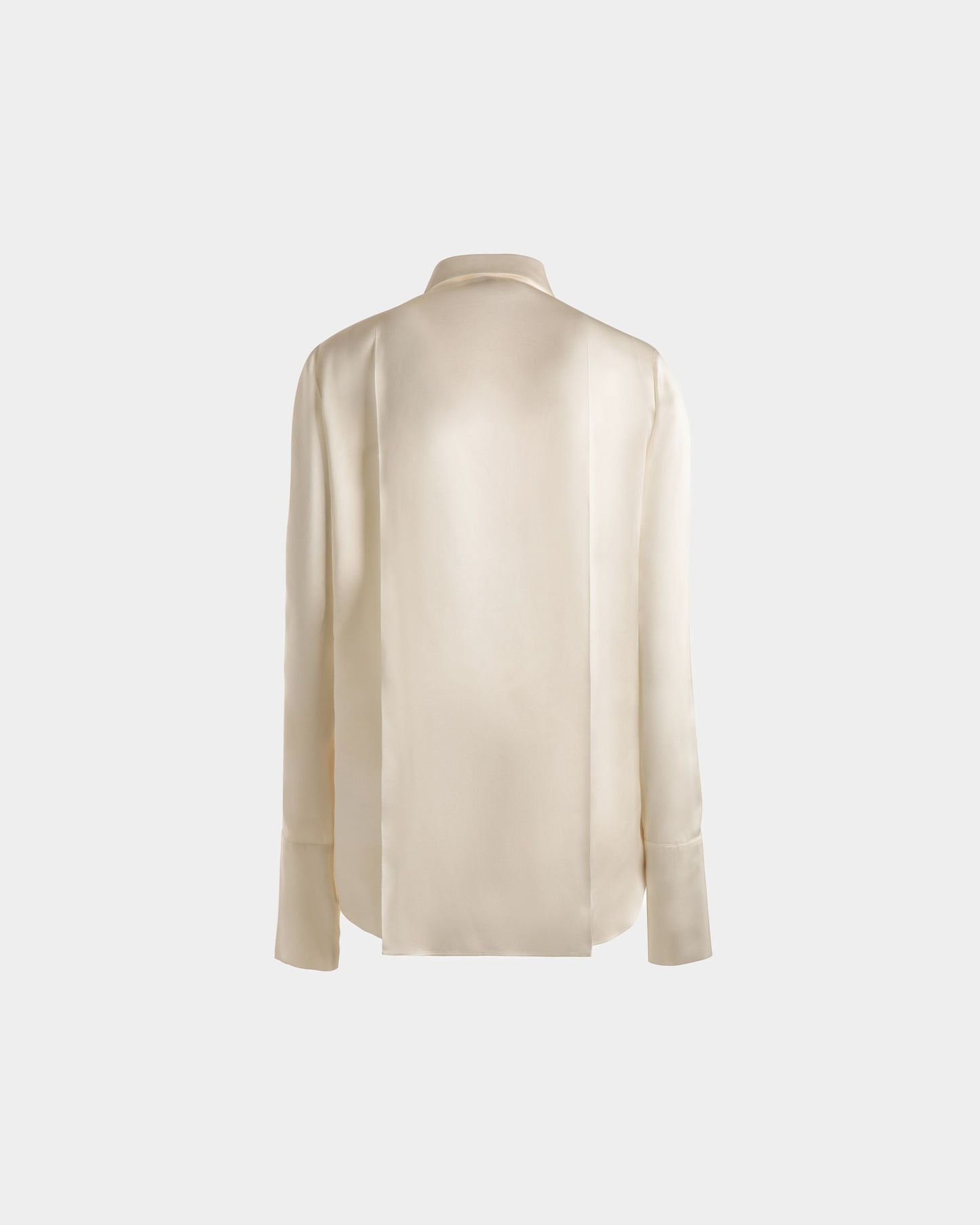 Silk Shirt In White