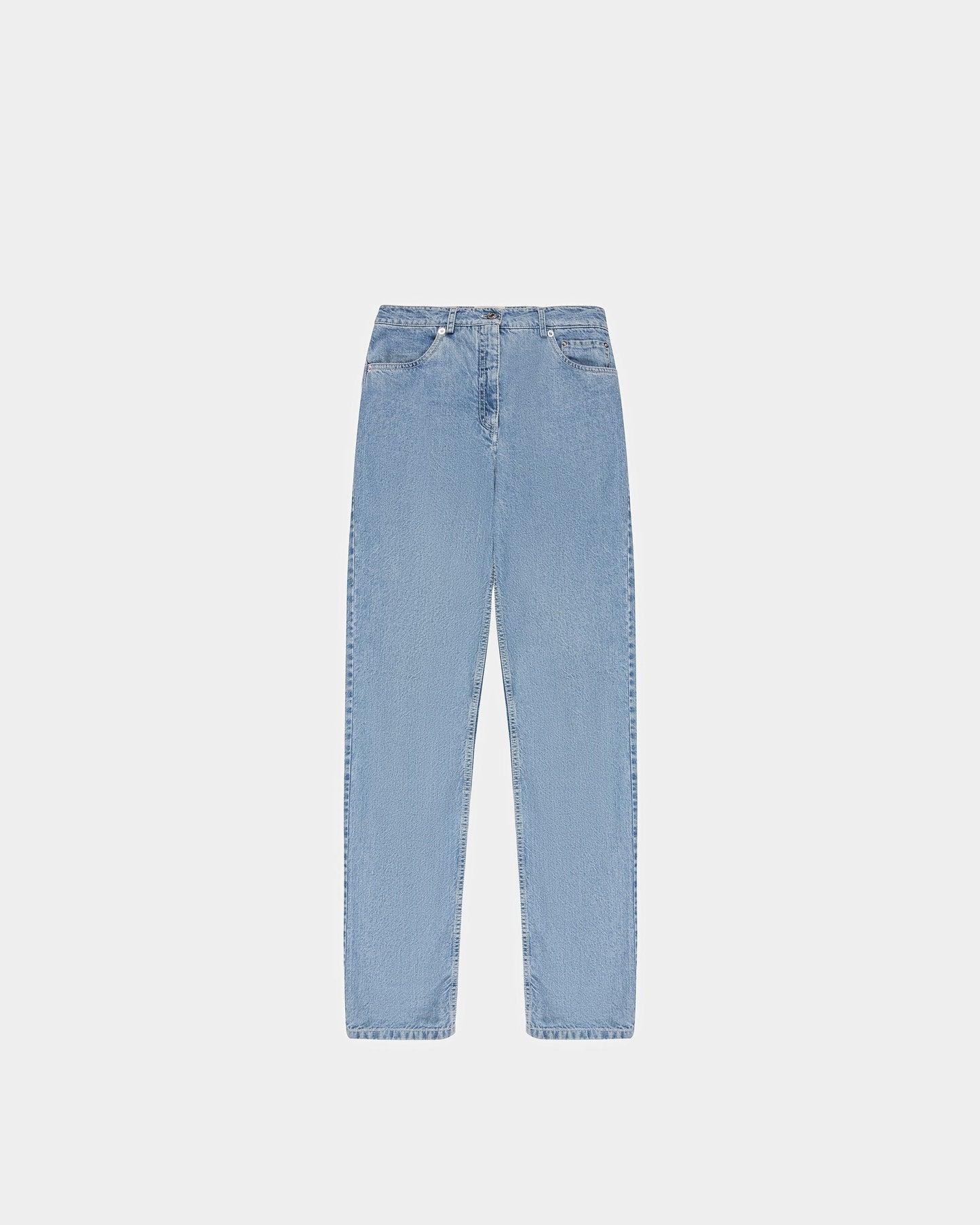Denim Trousers In Light Blue