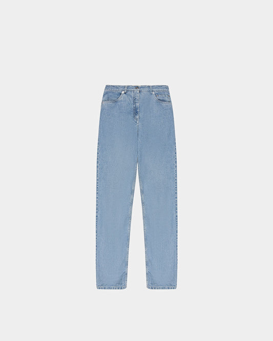 Denim Trousers In Light Blue