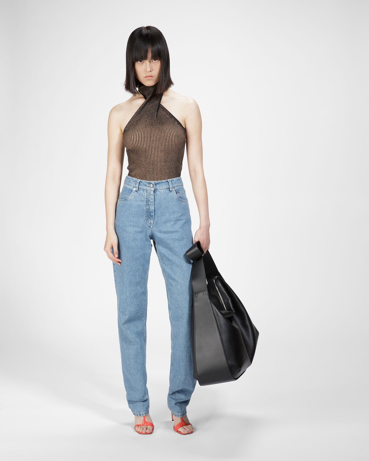 Denim Trousers In Light Blue