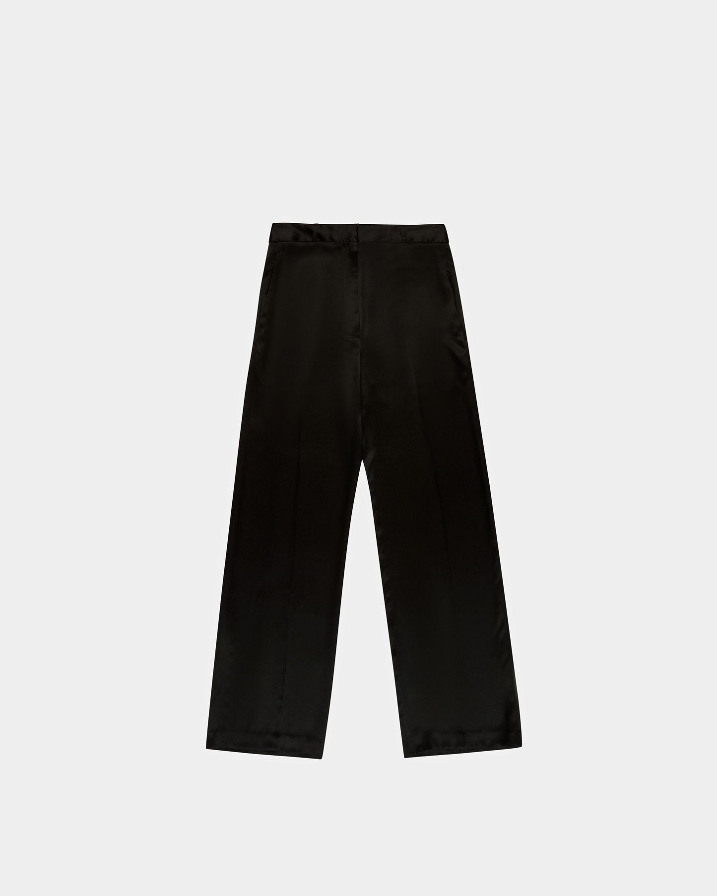 Silk Pants In Black