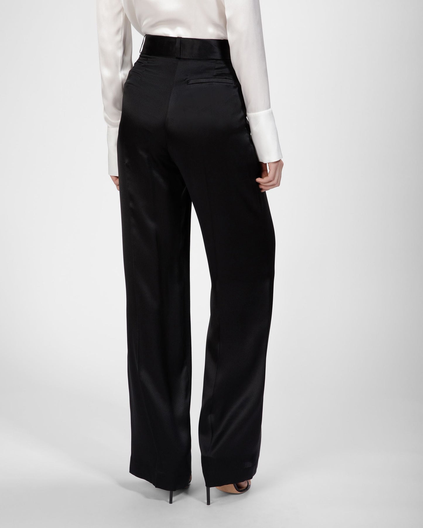 Silk Pants In Black