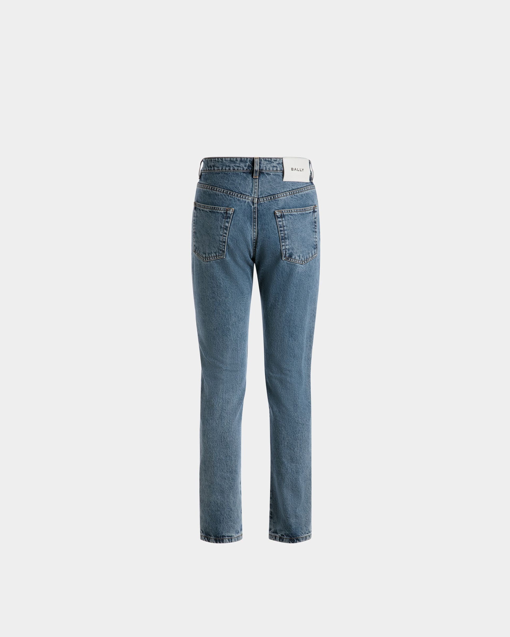 Denim Pants | Women's Pants | Light Blue Denim | Bally | Still Life Back